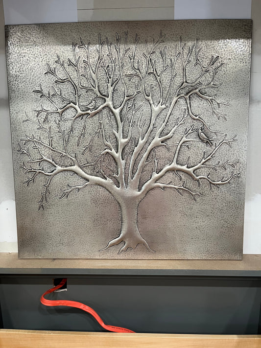 Eternal Tree Copper Backsplash in Gray - Natuross