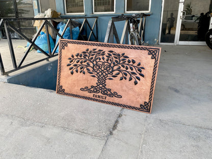 Copper & Black Tree of Life Backsplash