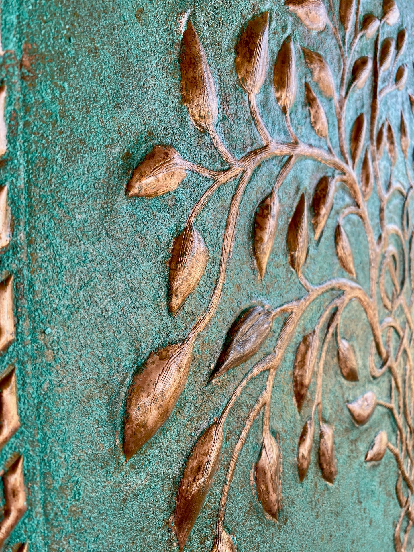 Green Tree of Life Copper Backsplash