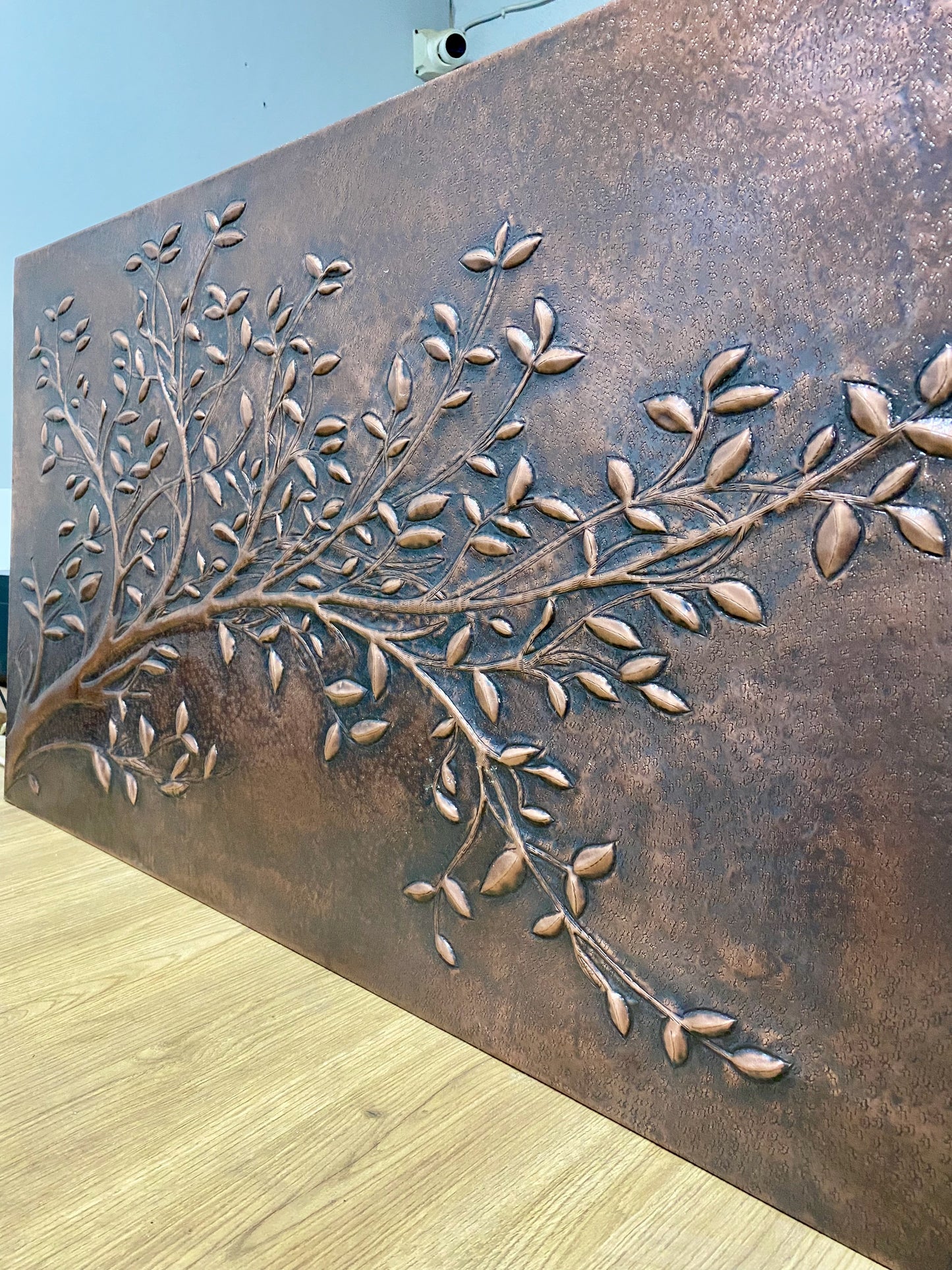 Rustic Brown Copper Tree Branches Backsplash