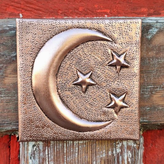 6x6 Copper Backsplash Tile | Handmade Kitchen Tiles