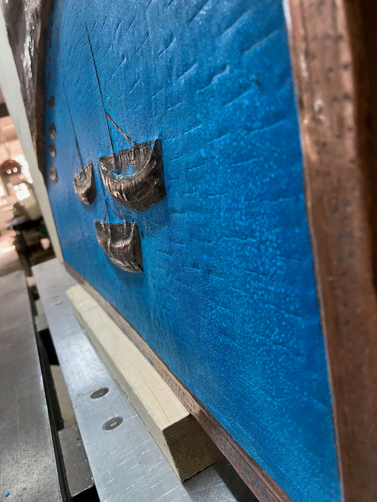 Coastal Landscape Copper Panel