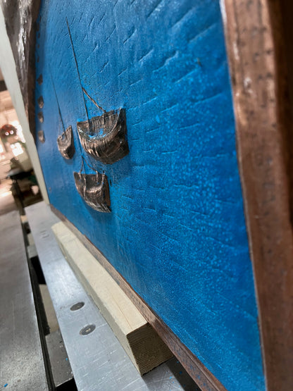 Coastal Landscape Copper Panel