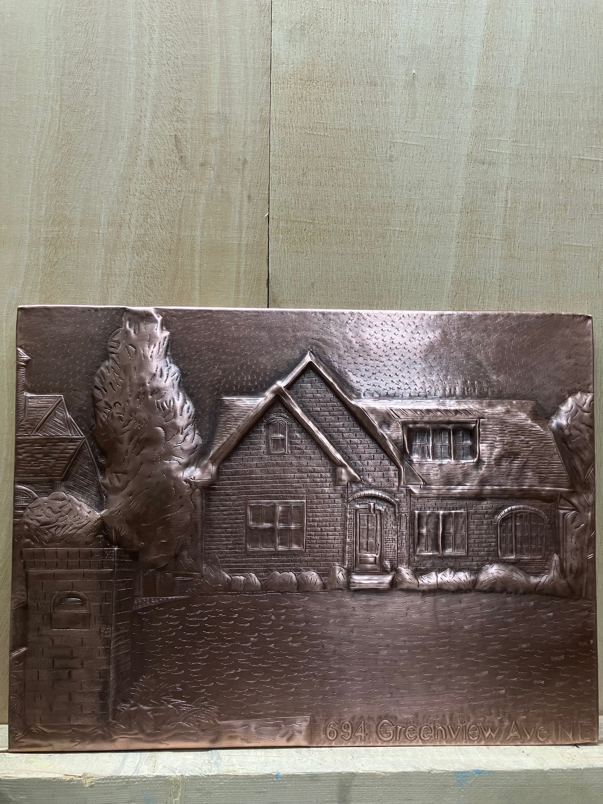 Custom Copper Kitchen Backsplash — Any Design, Any Size - Natuross