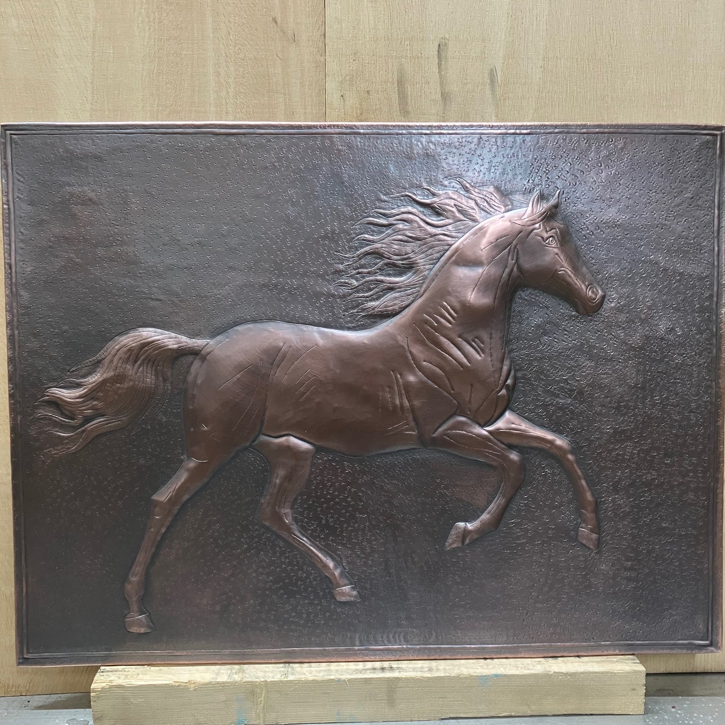 Running Horse Copper Backsplash