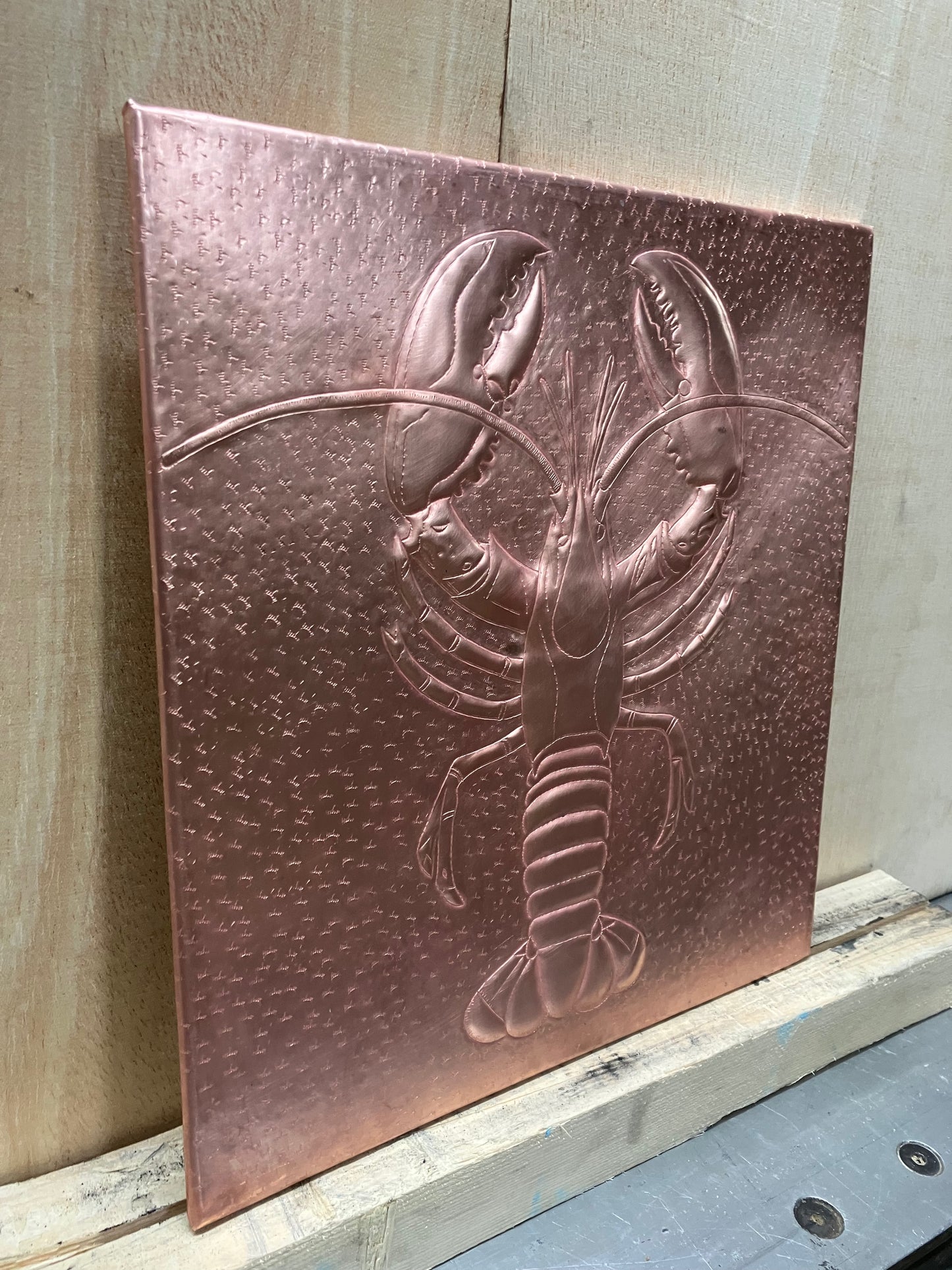 Lobster Copper Kitchen Backsplash