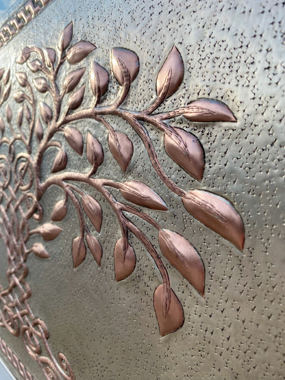 Gray & Copper Tree of Life Backsplash