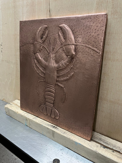 Lobster Copper Kitchen Backsplash
