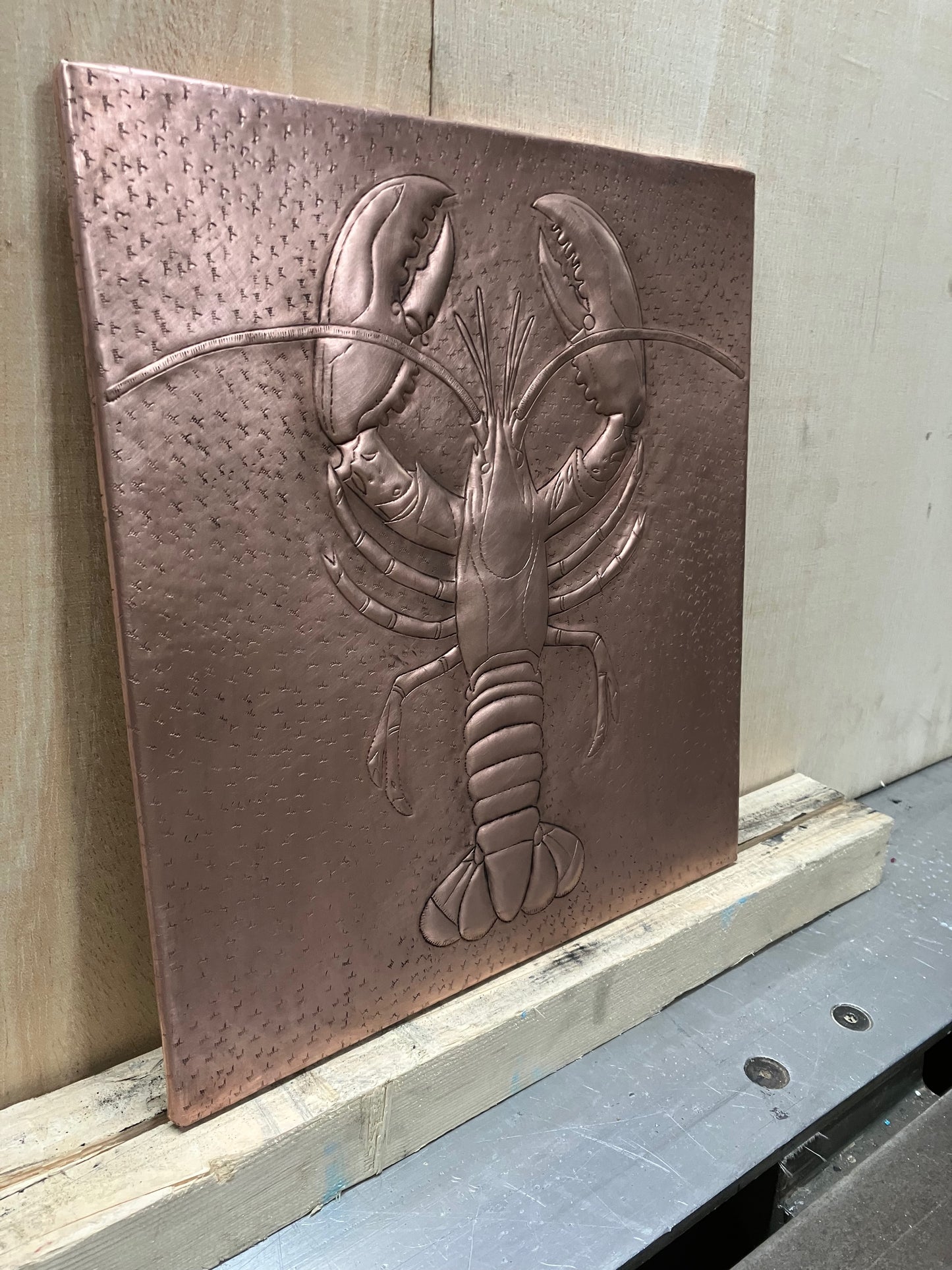 Lobster Copper Kitchen Backsplash