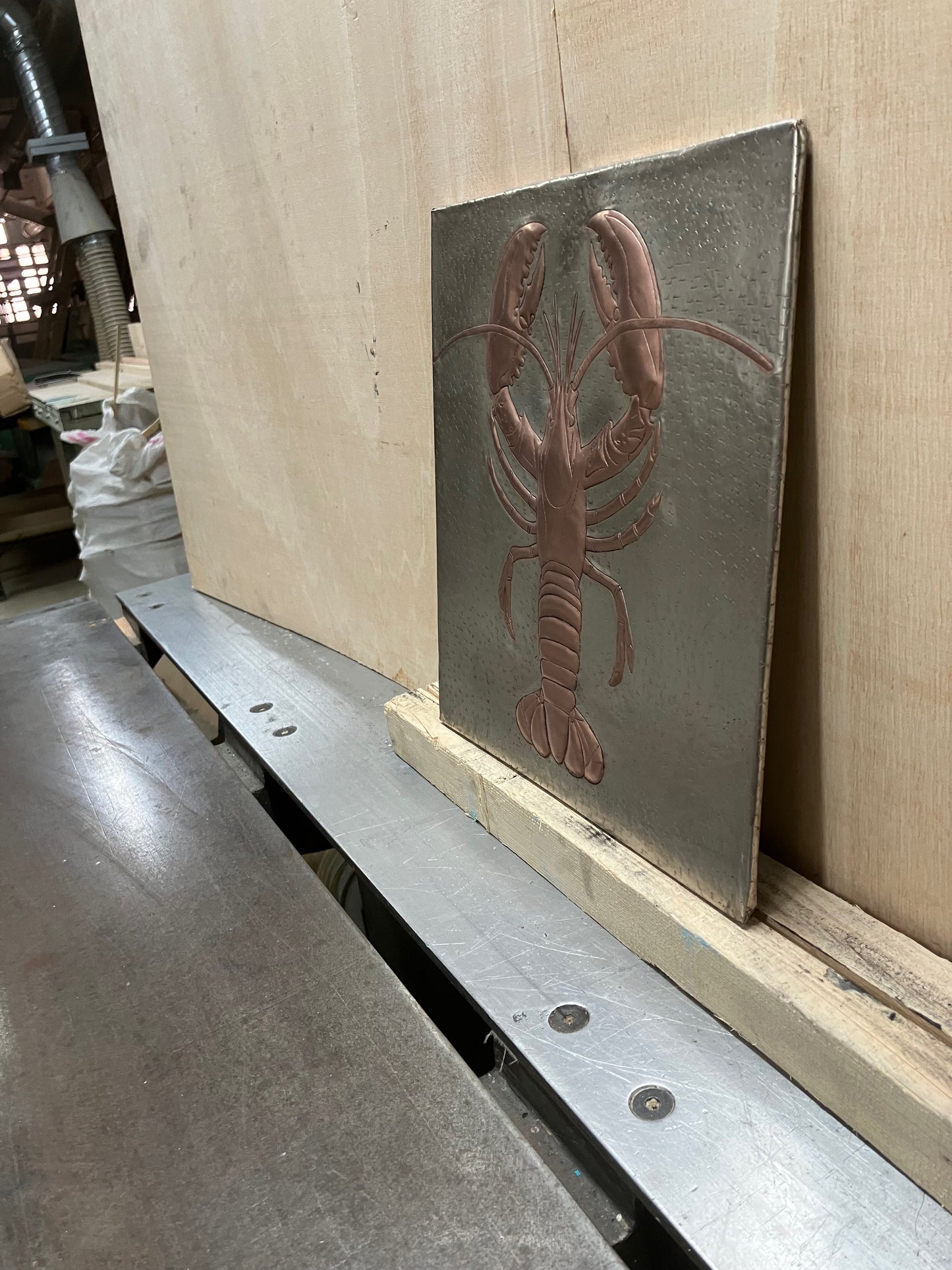Lobster Copper Kitchen Backsplash