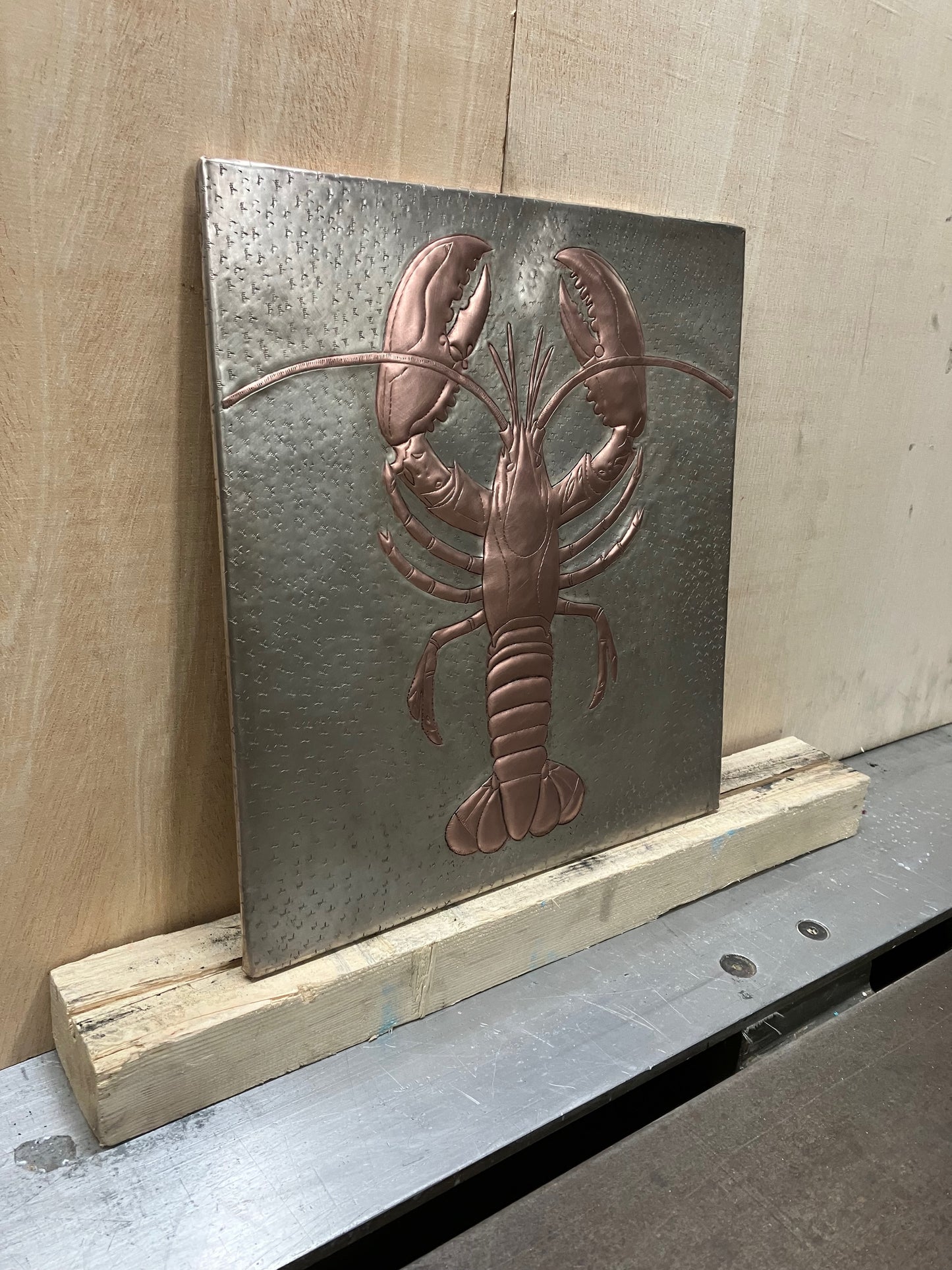 Lobster Copper Kitchen Backsplash