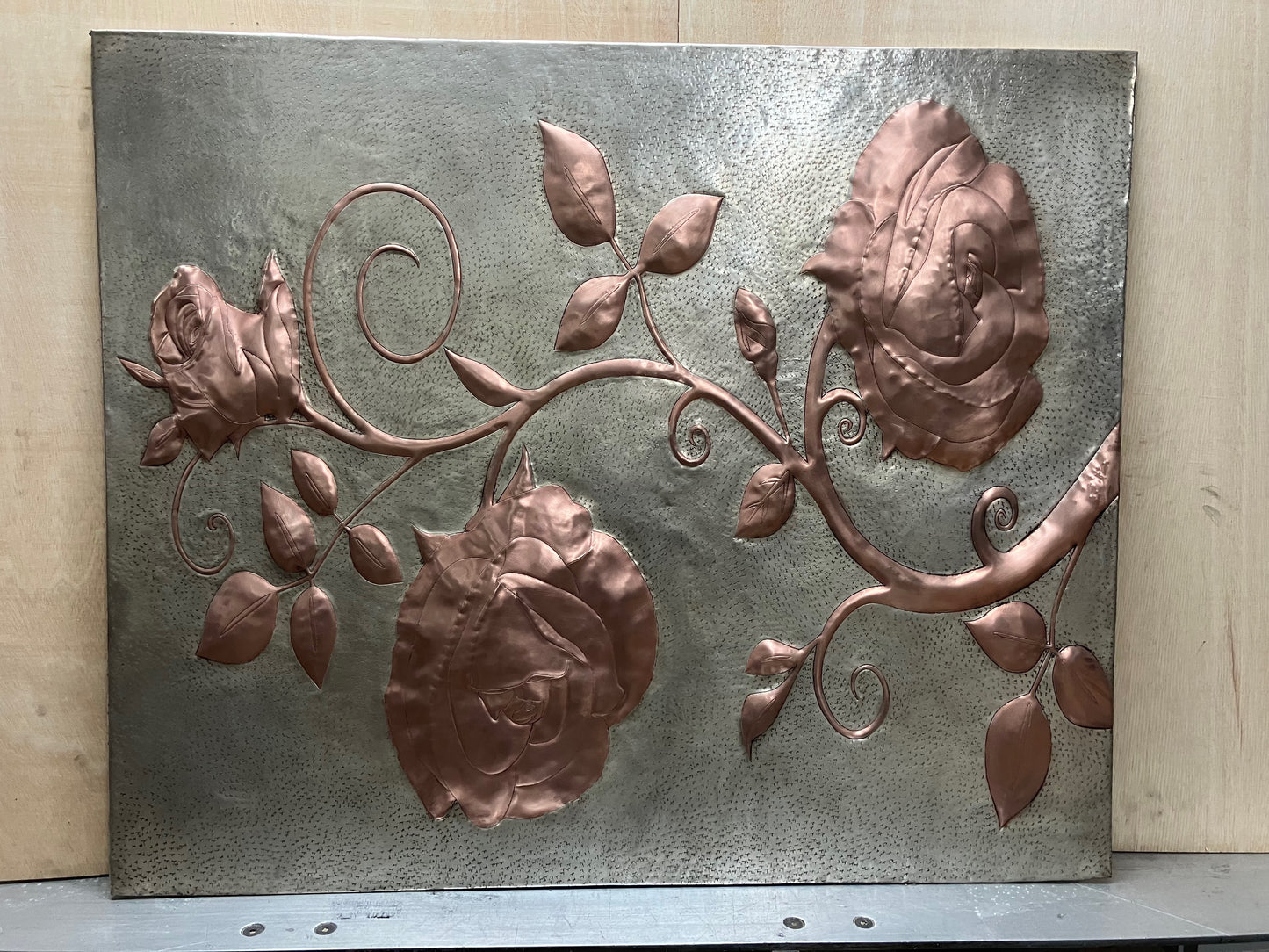Rose Branch Copper Backsplash - Natuross