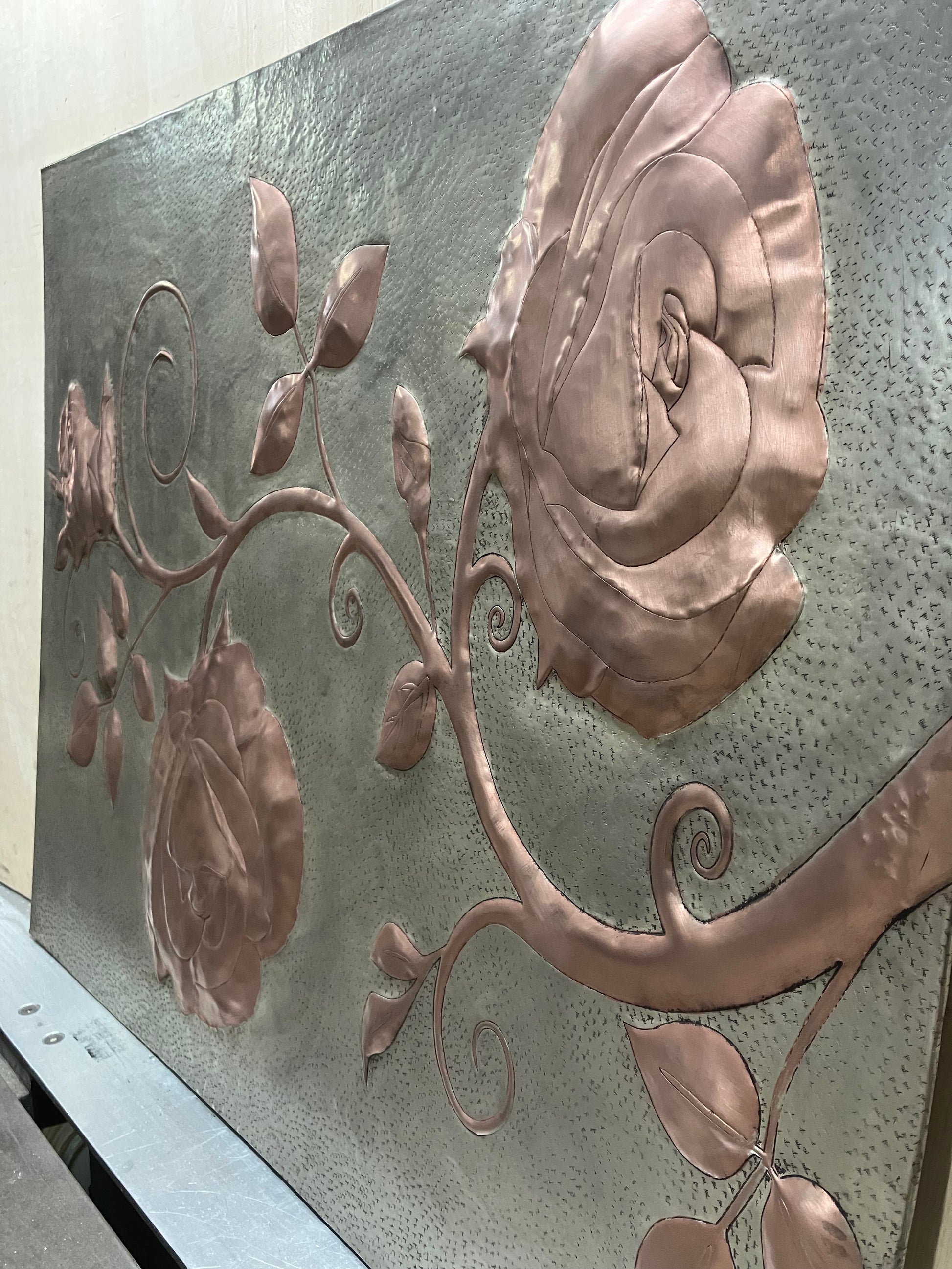 Rose Branch Copper Backsplash - Natuross