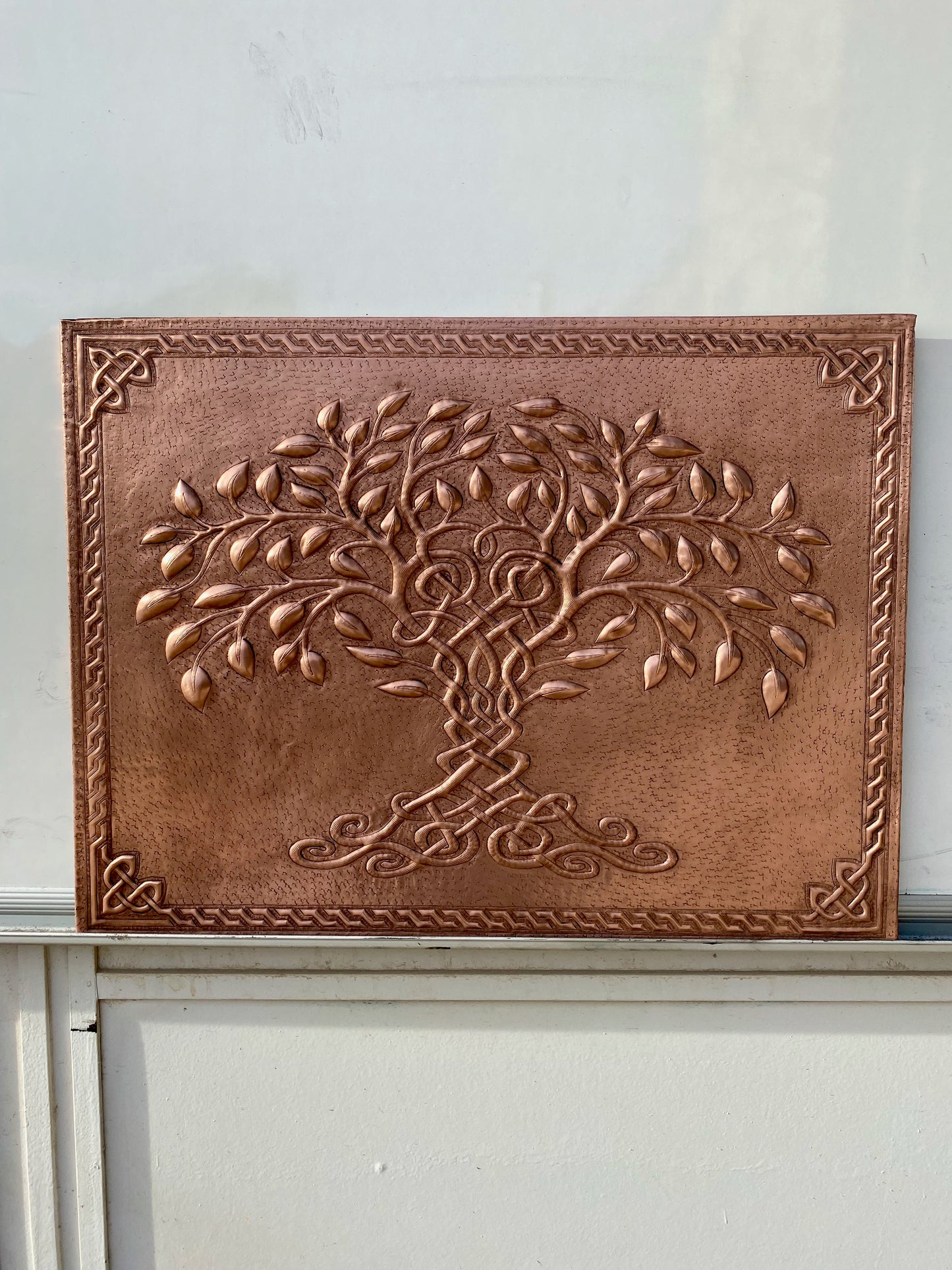 Copper Tree of Life Backsplash