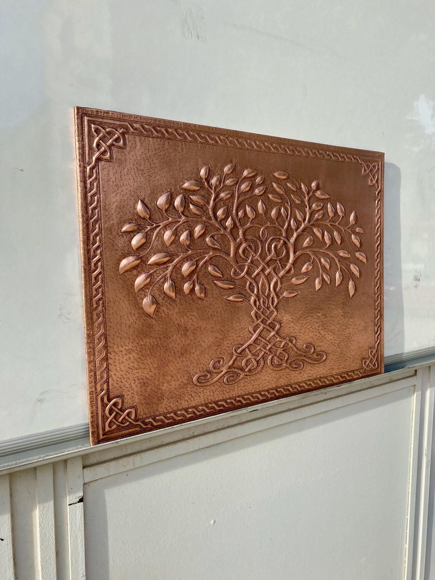 Copper Tree of Life Backsplash