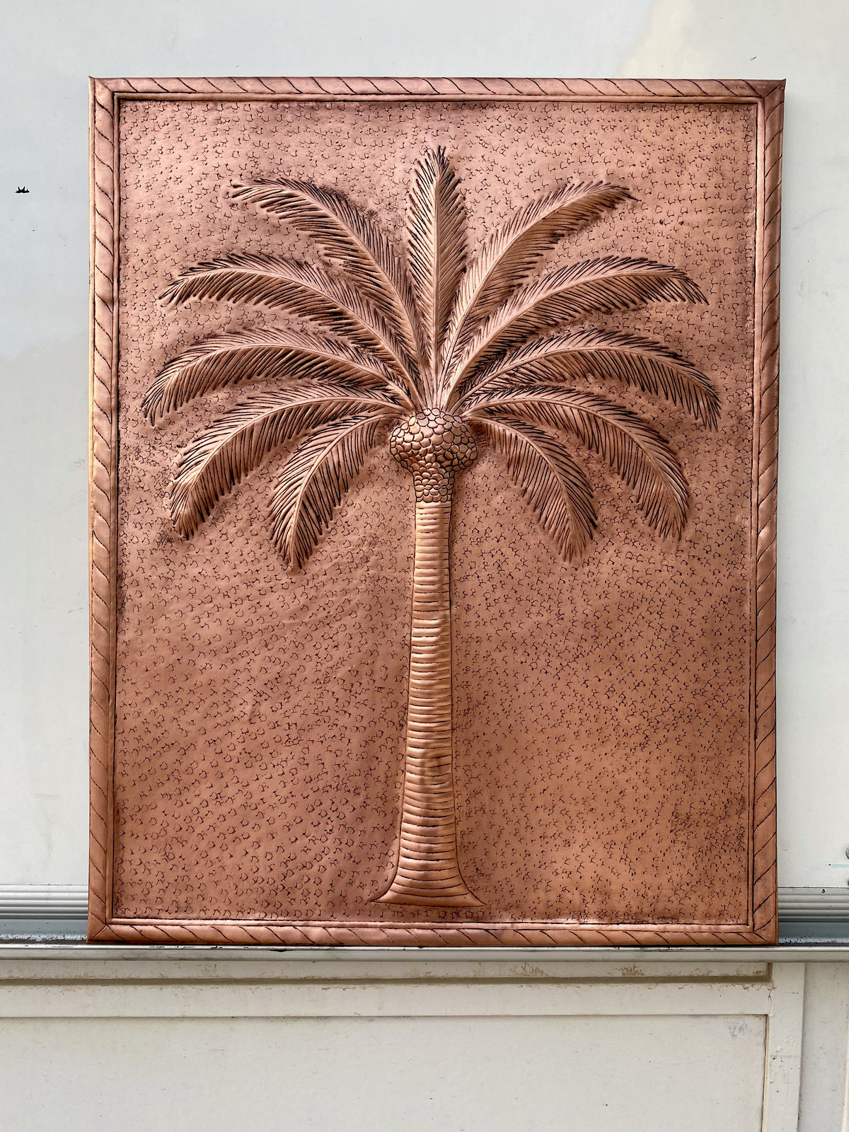 Palm Tree Copper Backsplash