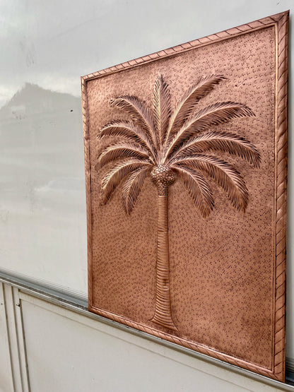 Palm Tree Copper Backsplash