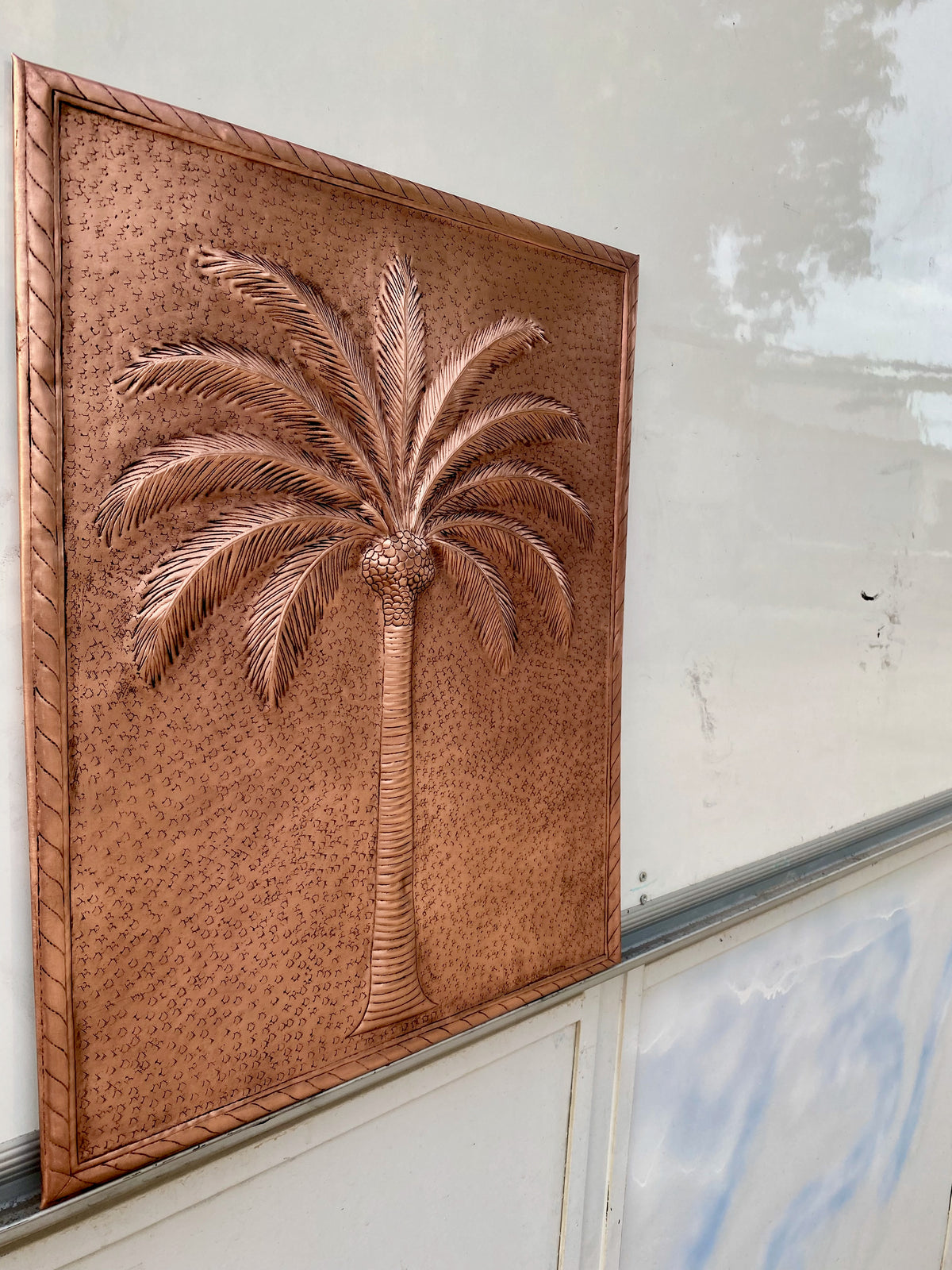 Palm Tree Copper Backsplash