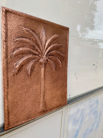 Palm Tree Copper Backsplash