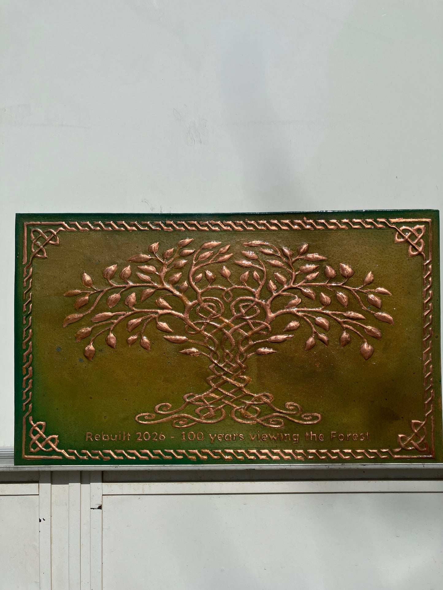 Green Tree of Life Copper Backsplash - Natuross
