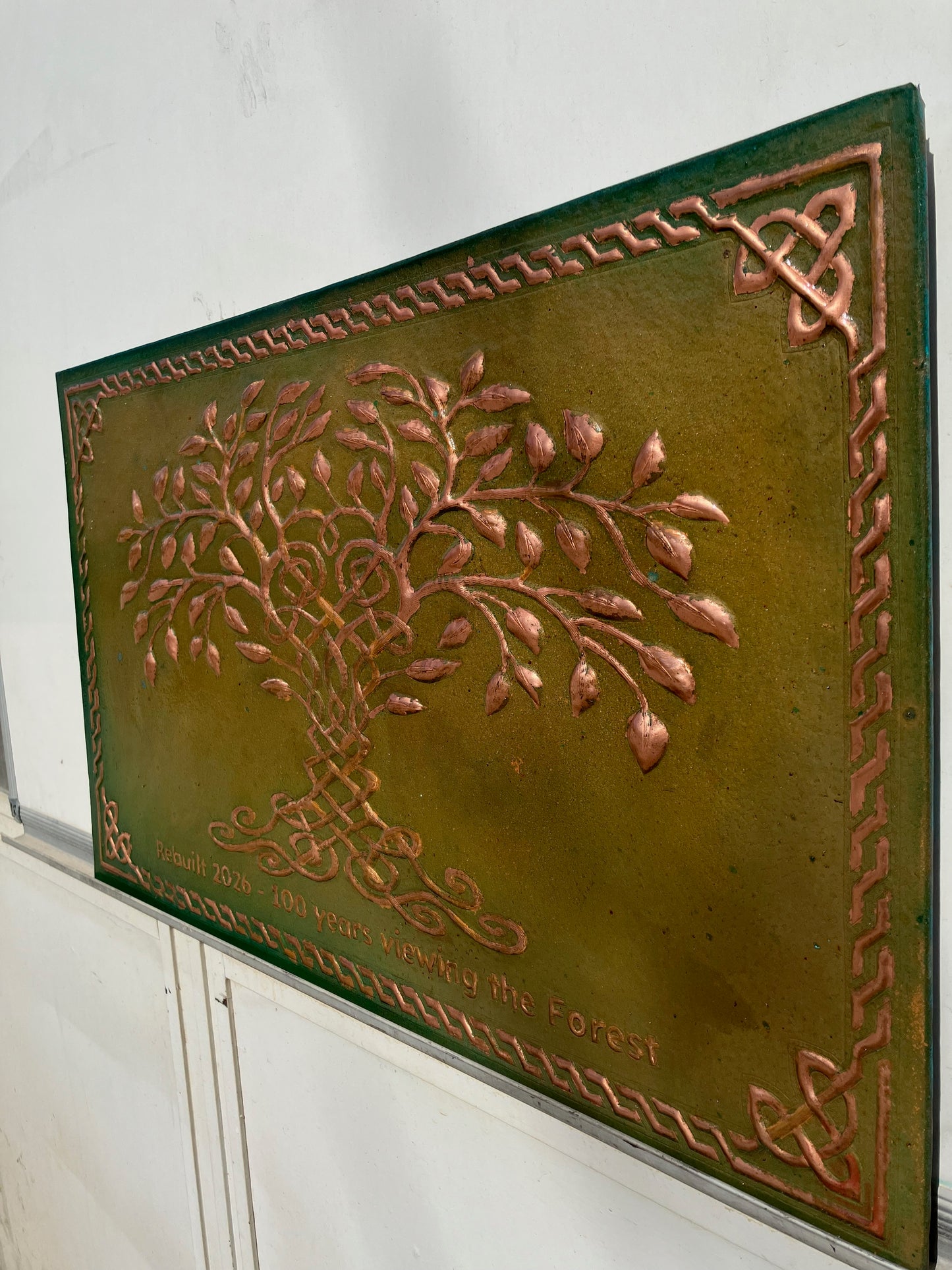 Green Tree of Life Copper Backsplash - Natuross