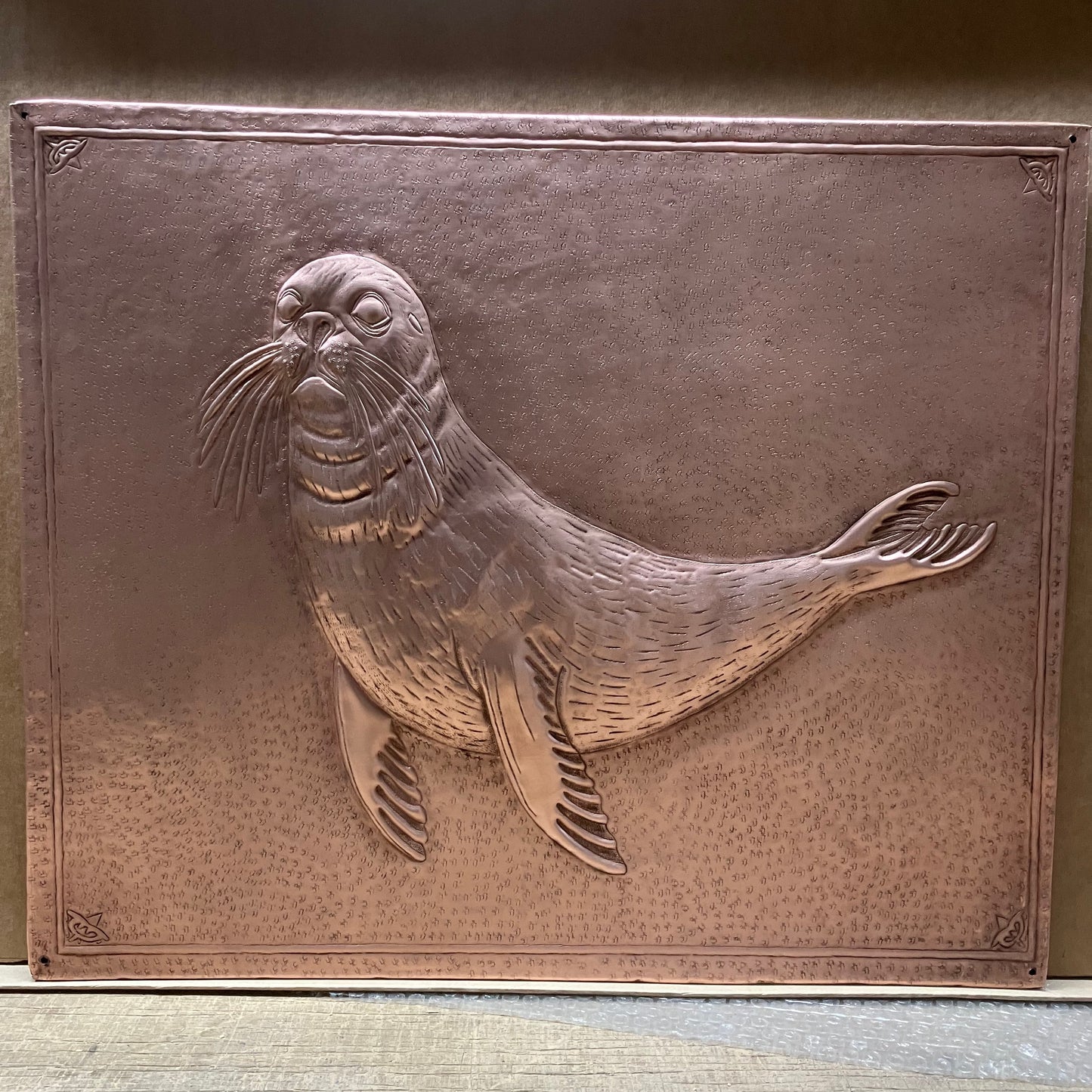 Seal Copper Backsplash Panel