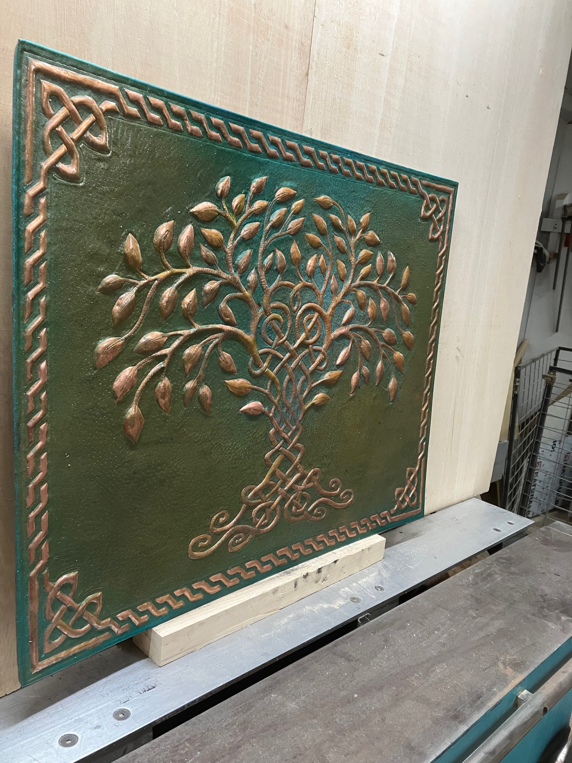 Green Tree of Life Copper Backsplash - Natuross