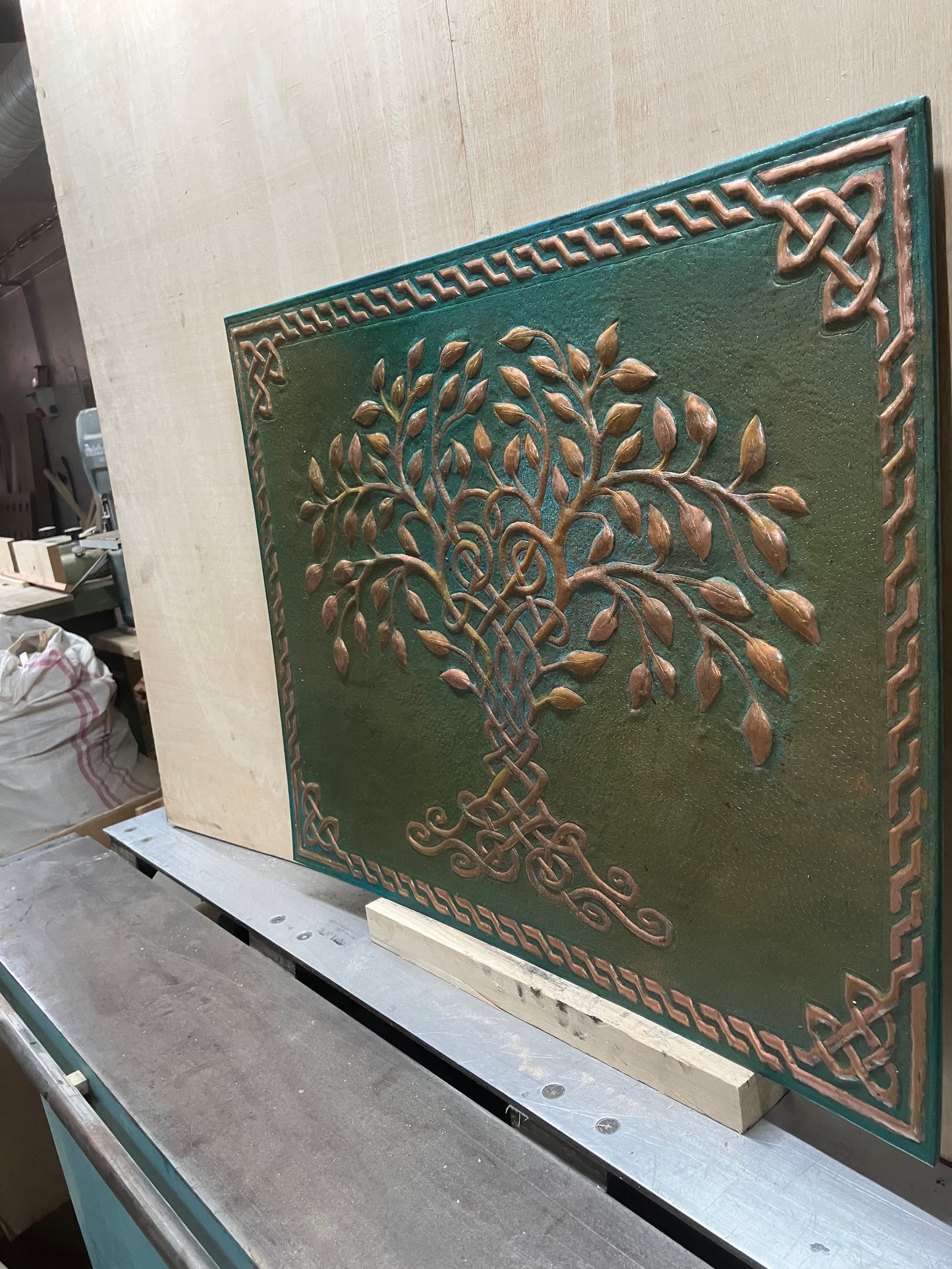 Green Tree of Life Copper Backsplash - Natuross