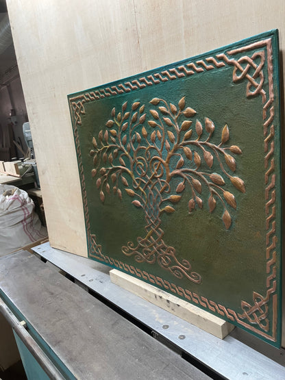 Green Tree of Life Copper Backsplash - Natuross