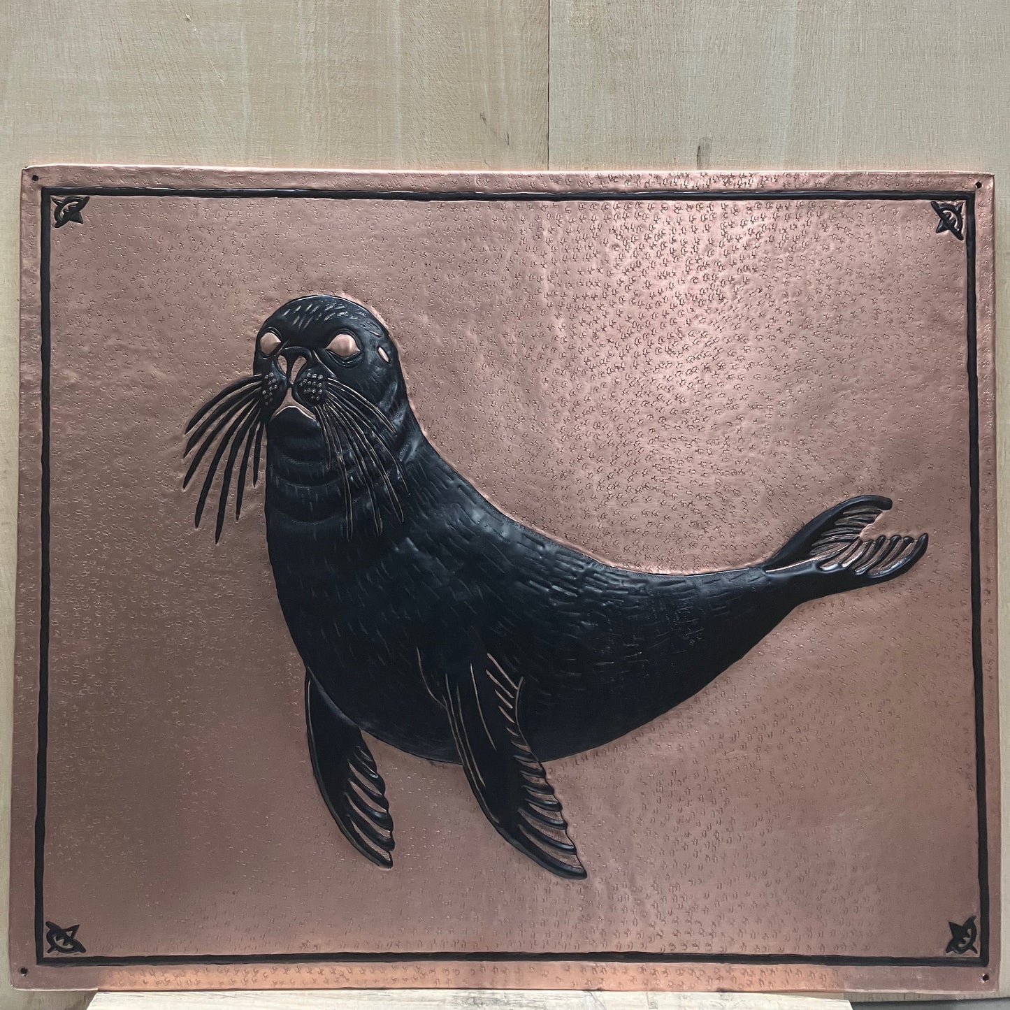 Seal Copper Backsplash Panel