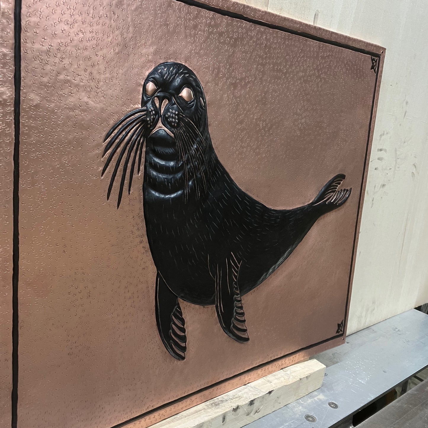 Seal Copper Backsplash Panel