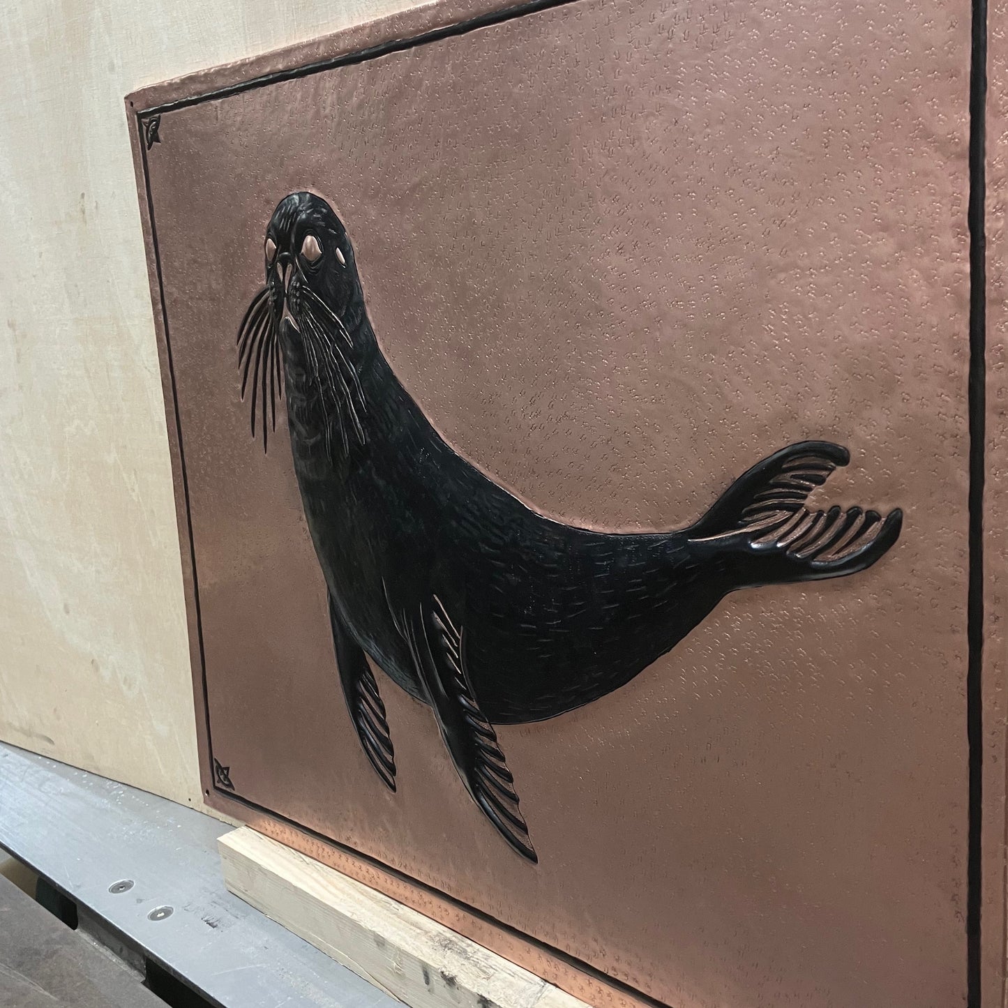 Seal Copper Backsplash Panel