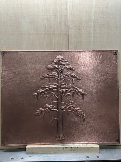 Eastern White Pine Tree Copper Panel