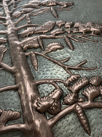 Eastern White Pine Tree Copper Panel