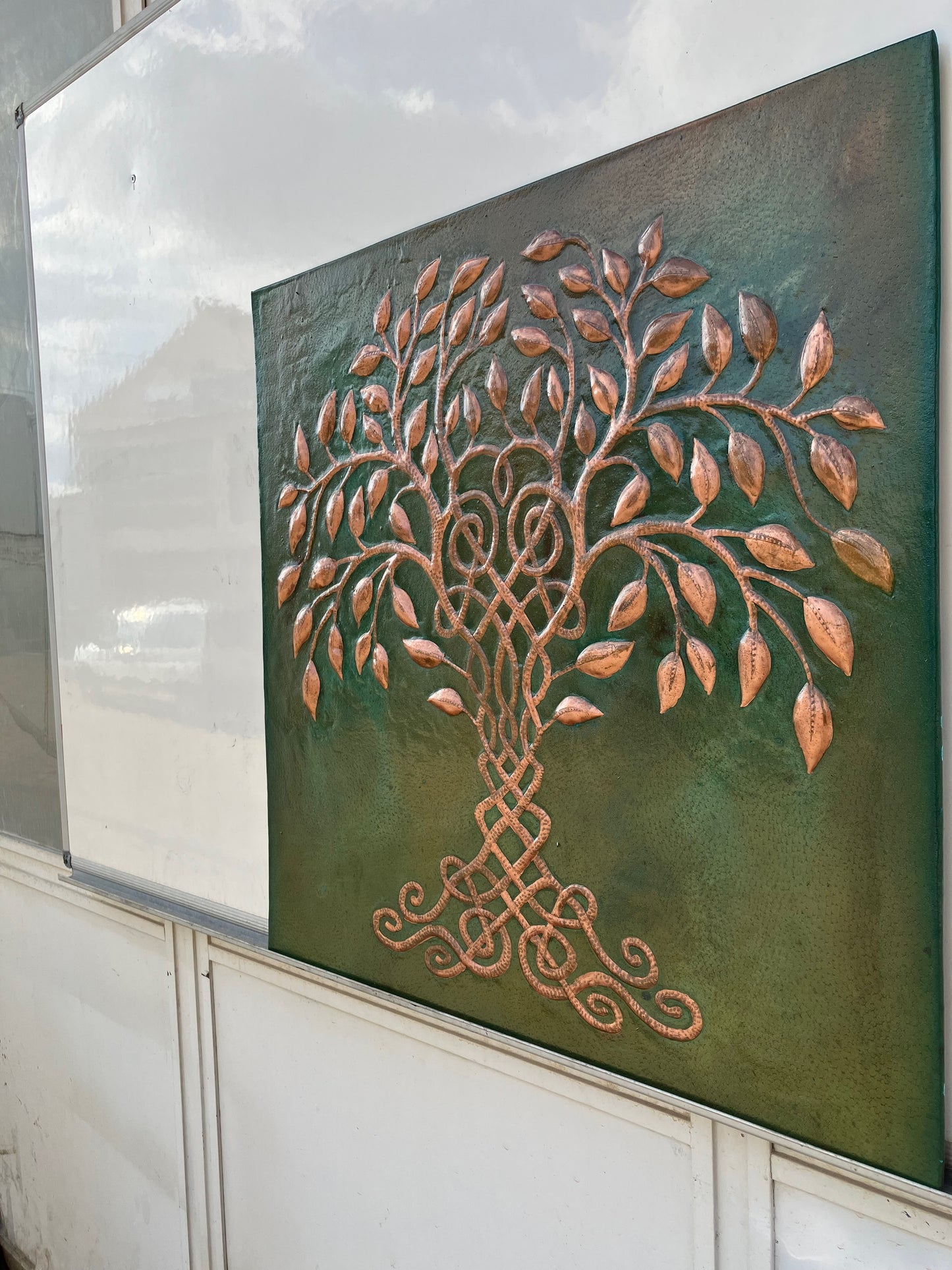 Celtic Tree of Life Copper Backsplash — Green Copper - Natuross