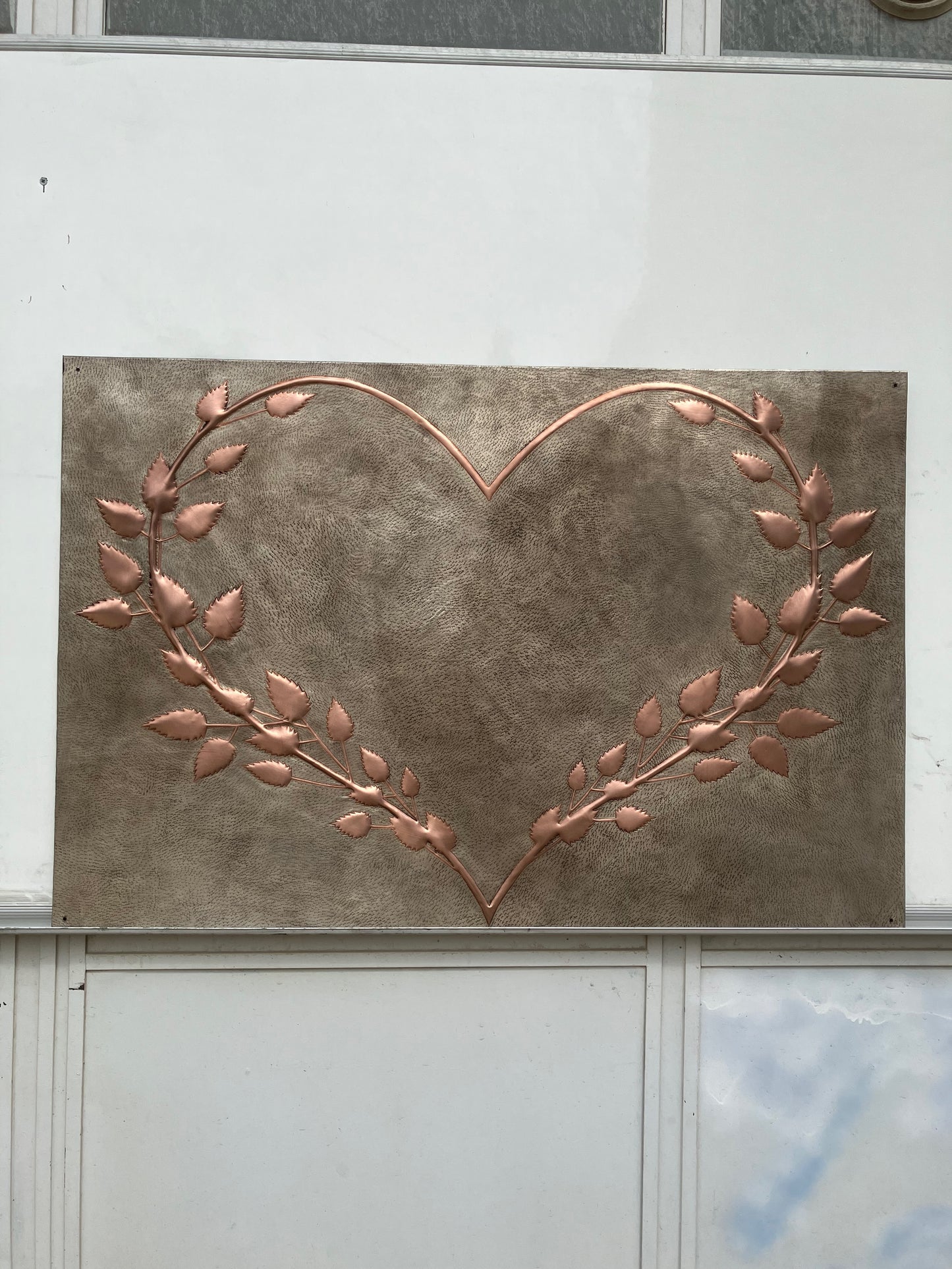 Branching Heart Copper Backsplash - Natuross
