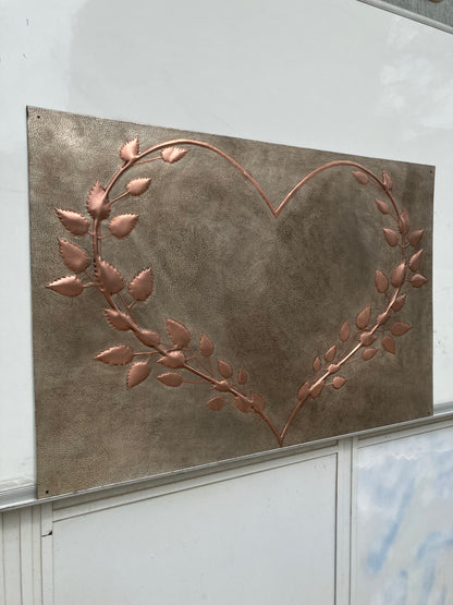 Branching Heart Copper Backsplash - Natuross