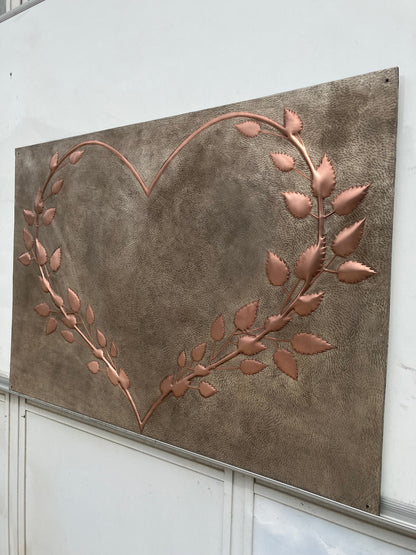 Branching Heart Copper Backsplash - Natuross