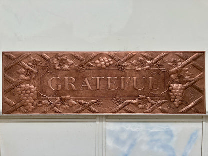 Vineyard Copper Backsplash — Grateful - Natuross