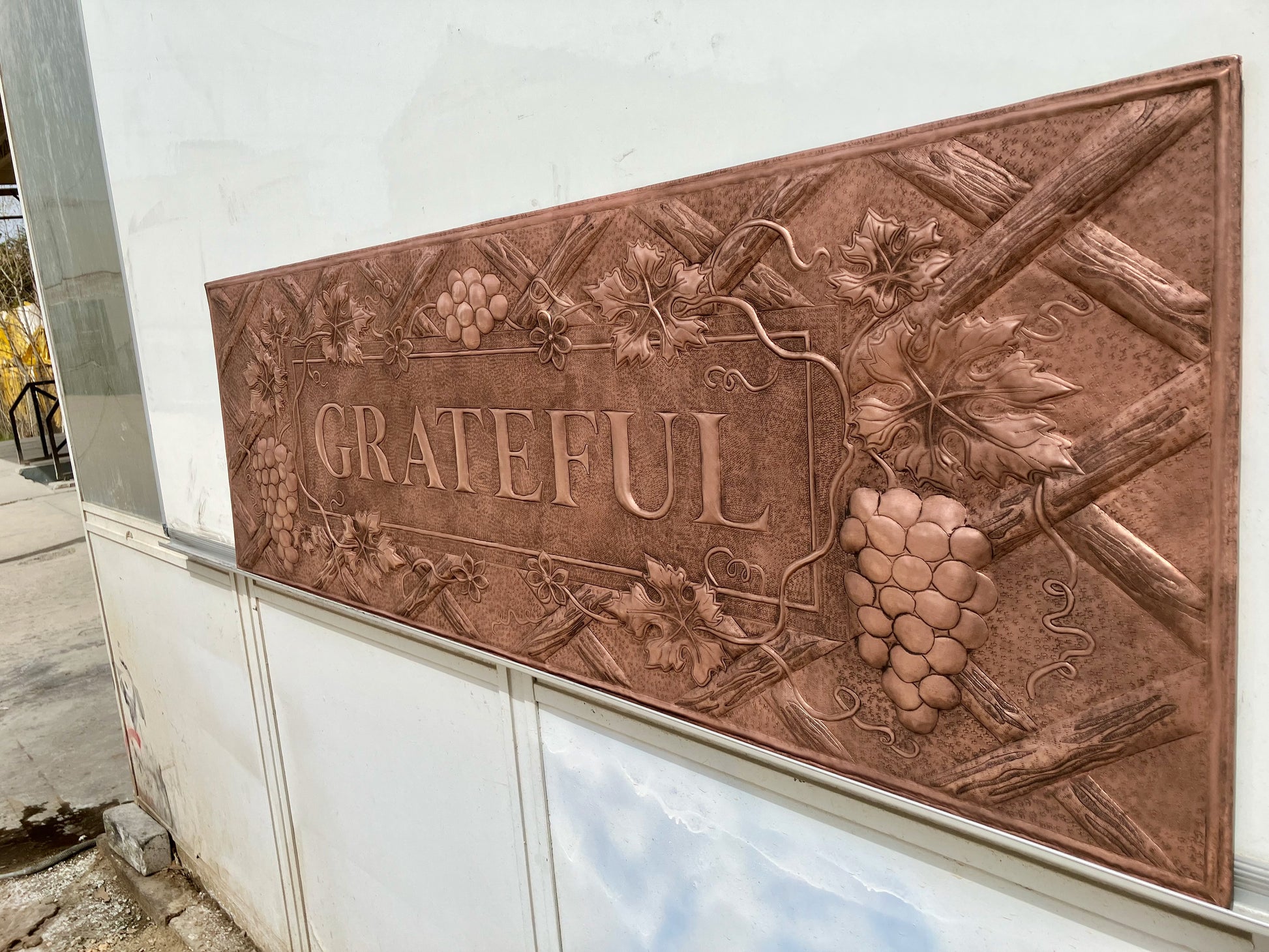 Vineyard Copper Backsplash — Grateful - Natuross