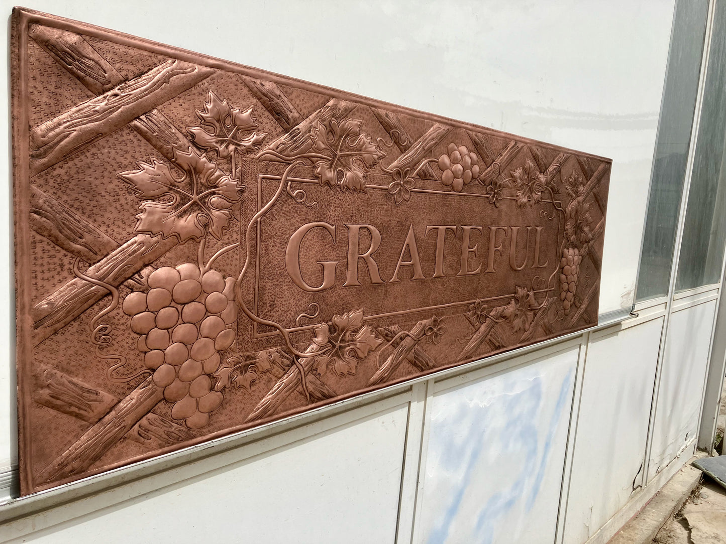 Vineyard Copper Backsplash — Grateful - Natuross