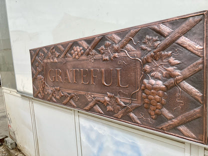 Vineyard Copper Backsplash — Grateful - Natuross