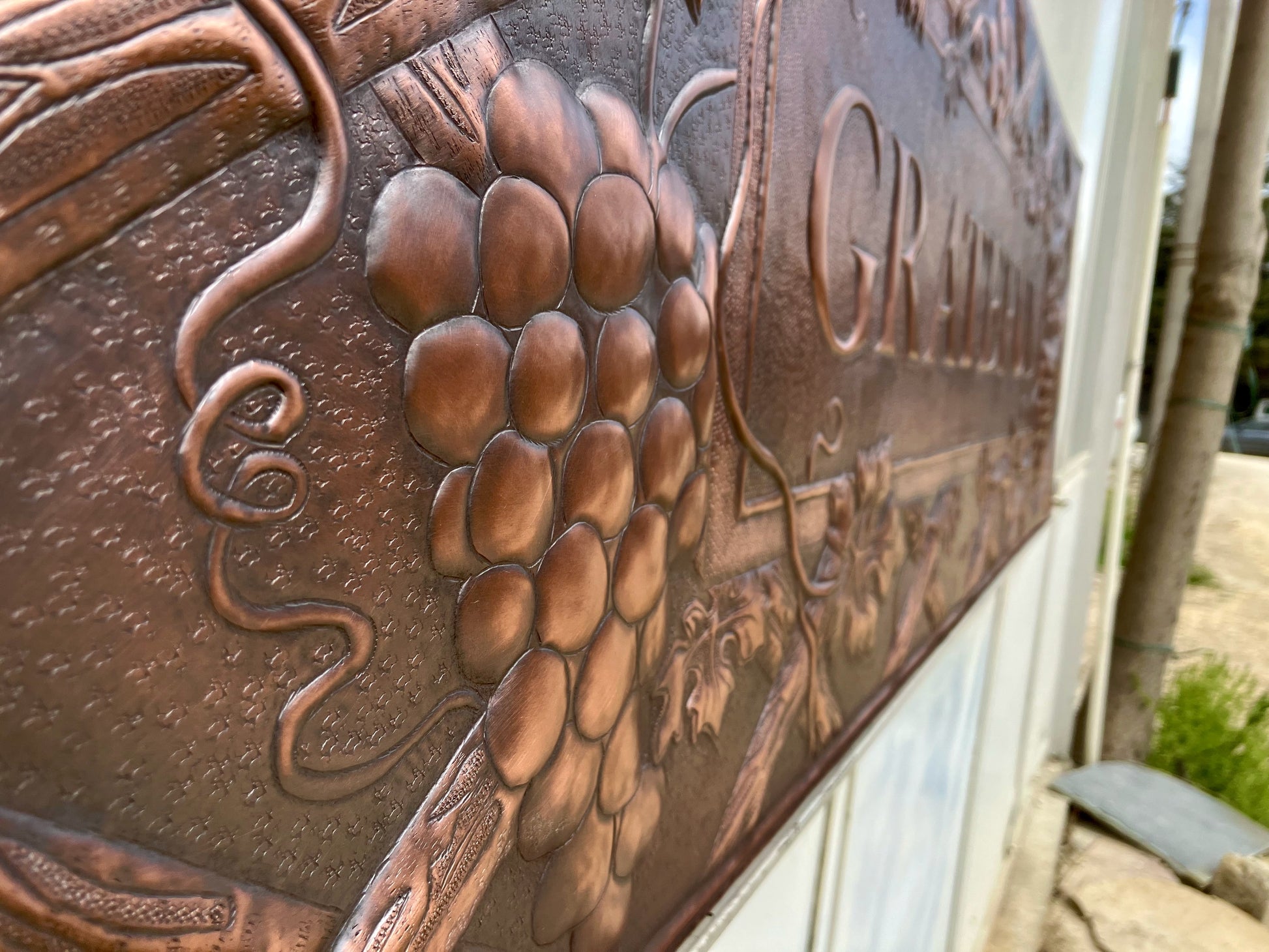 Vineyard Copper Backsplash — Grateful - Natuross
