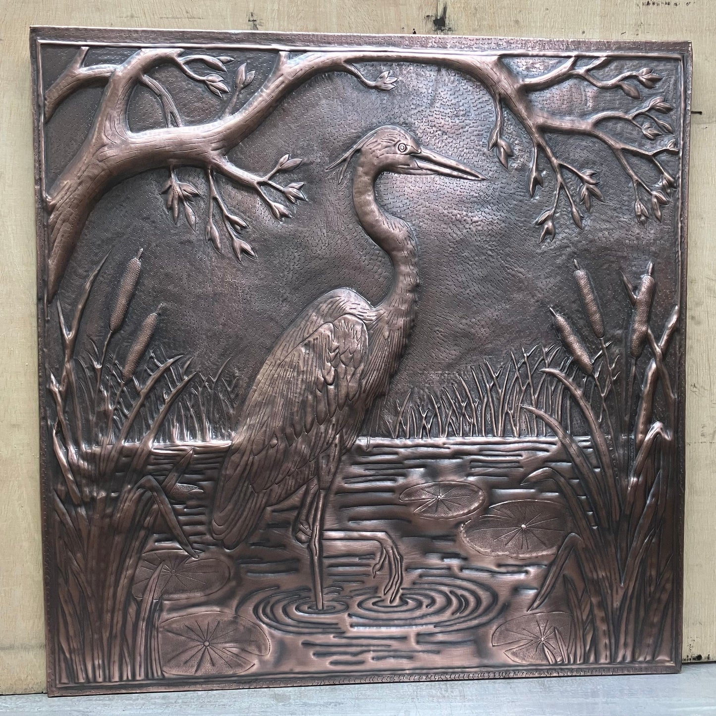 Heron Copper Backsplash
