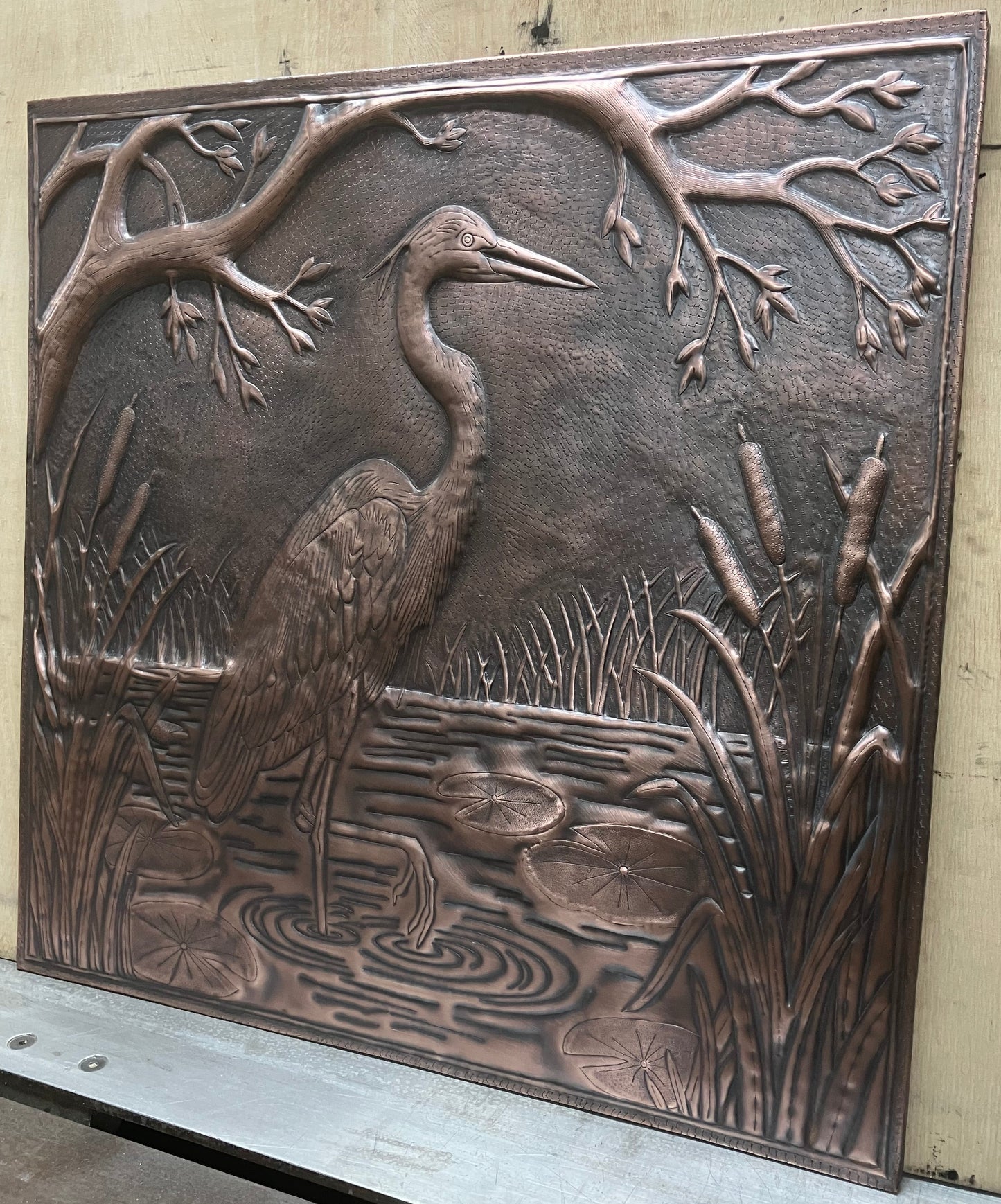 Heron Copper Backsplash