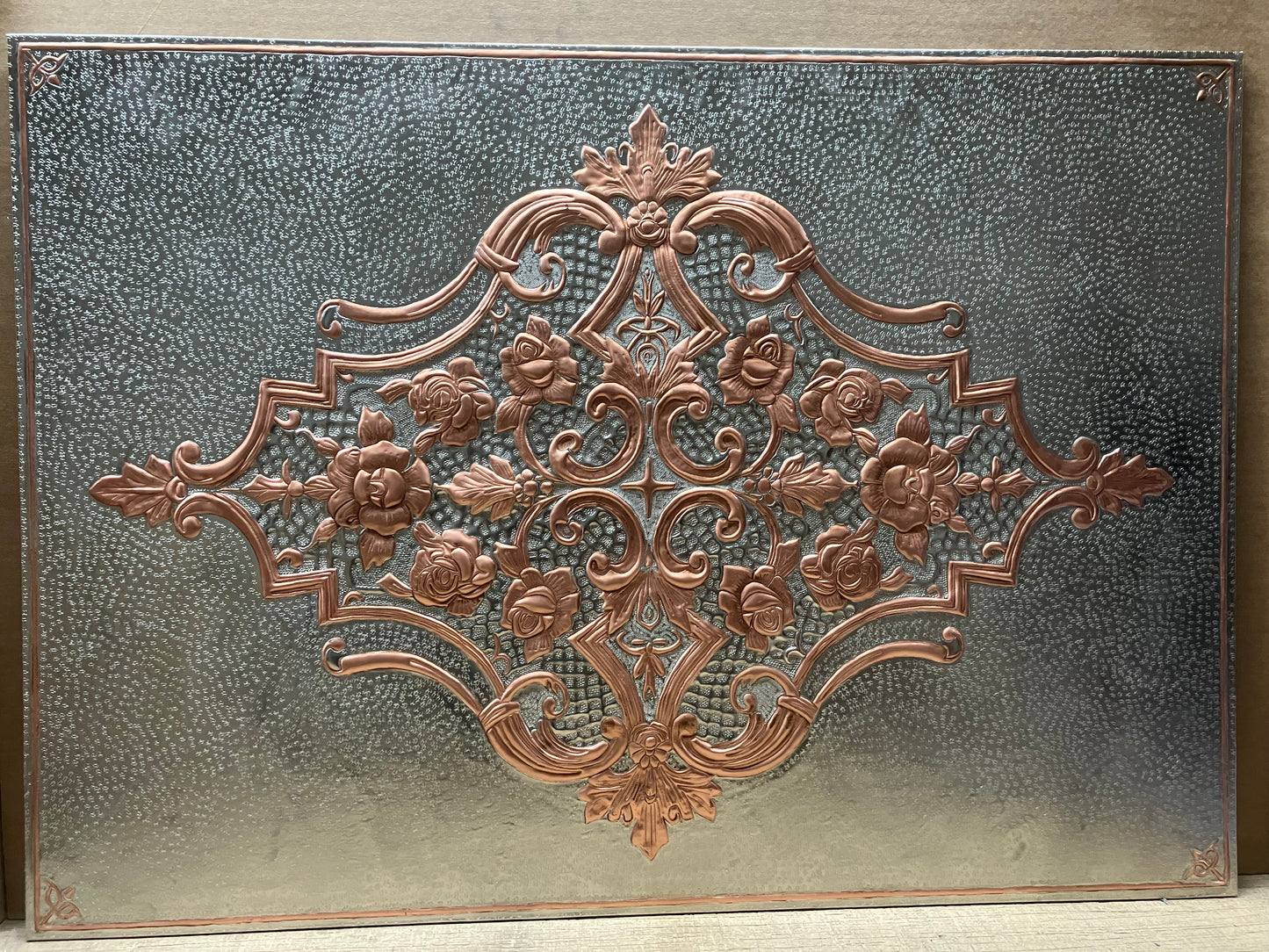 Victorian Style Copper Kitchen Backsplash
