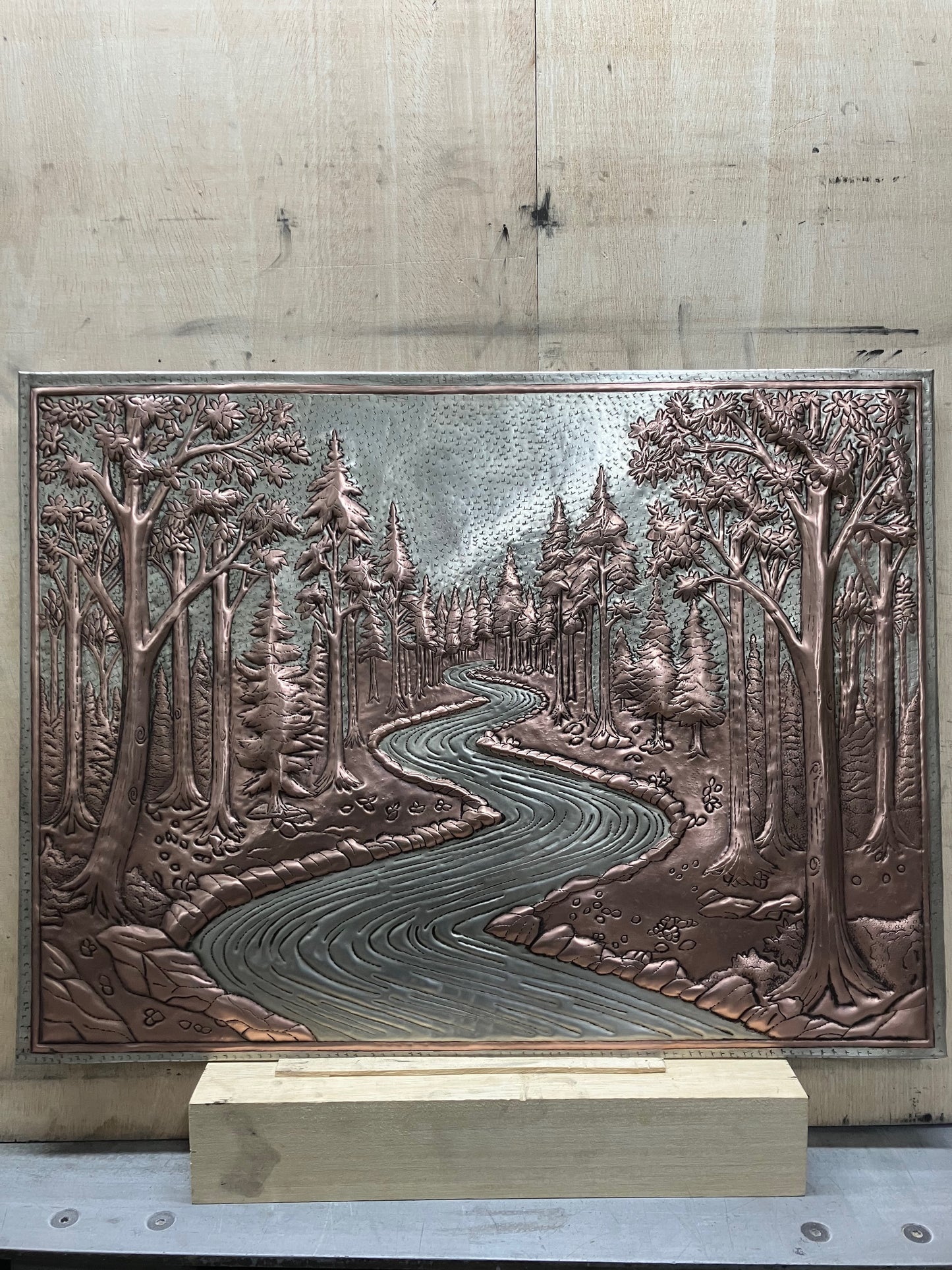 Forest River Bend Copper Panel