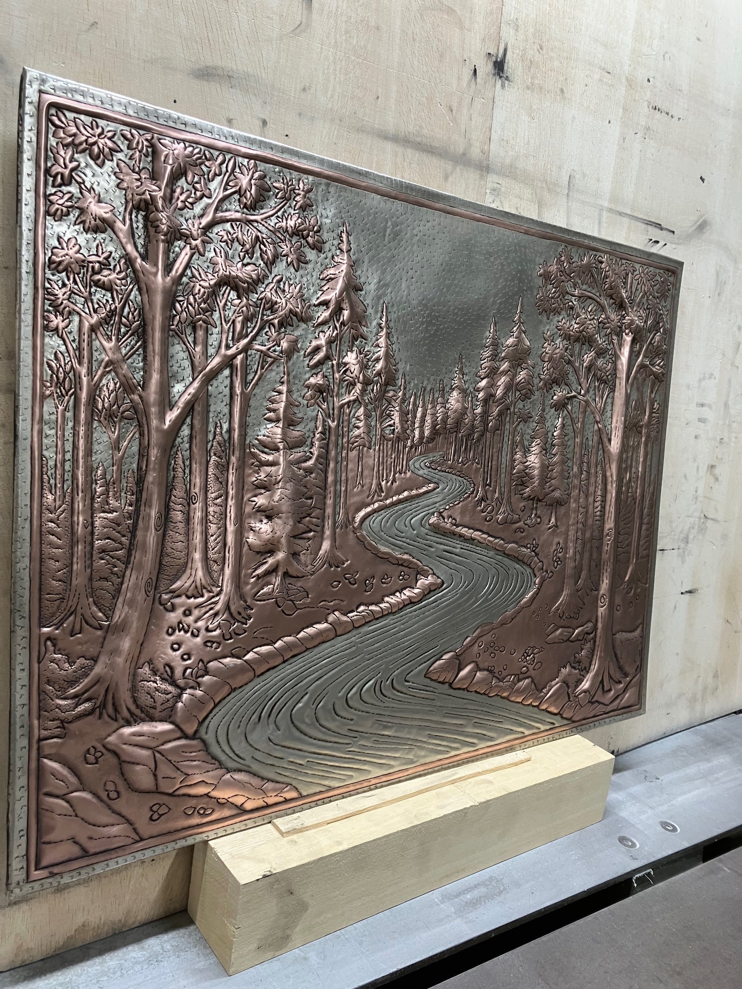 Forest River Bend Copper Panel