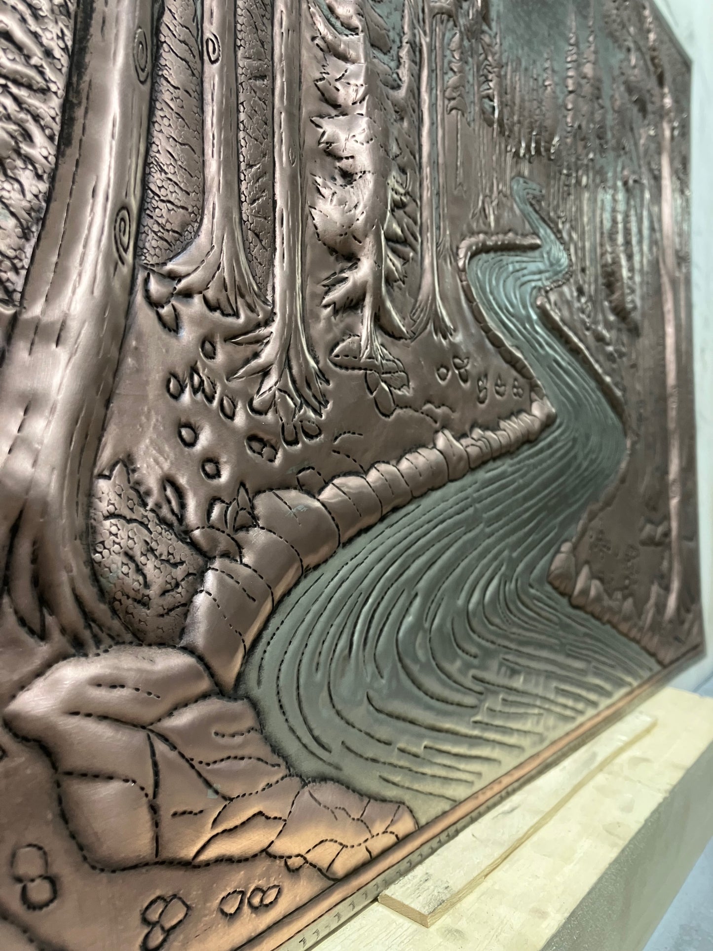 Forest River Bend Copper Panel