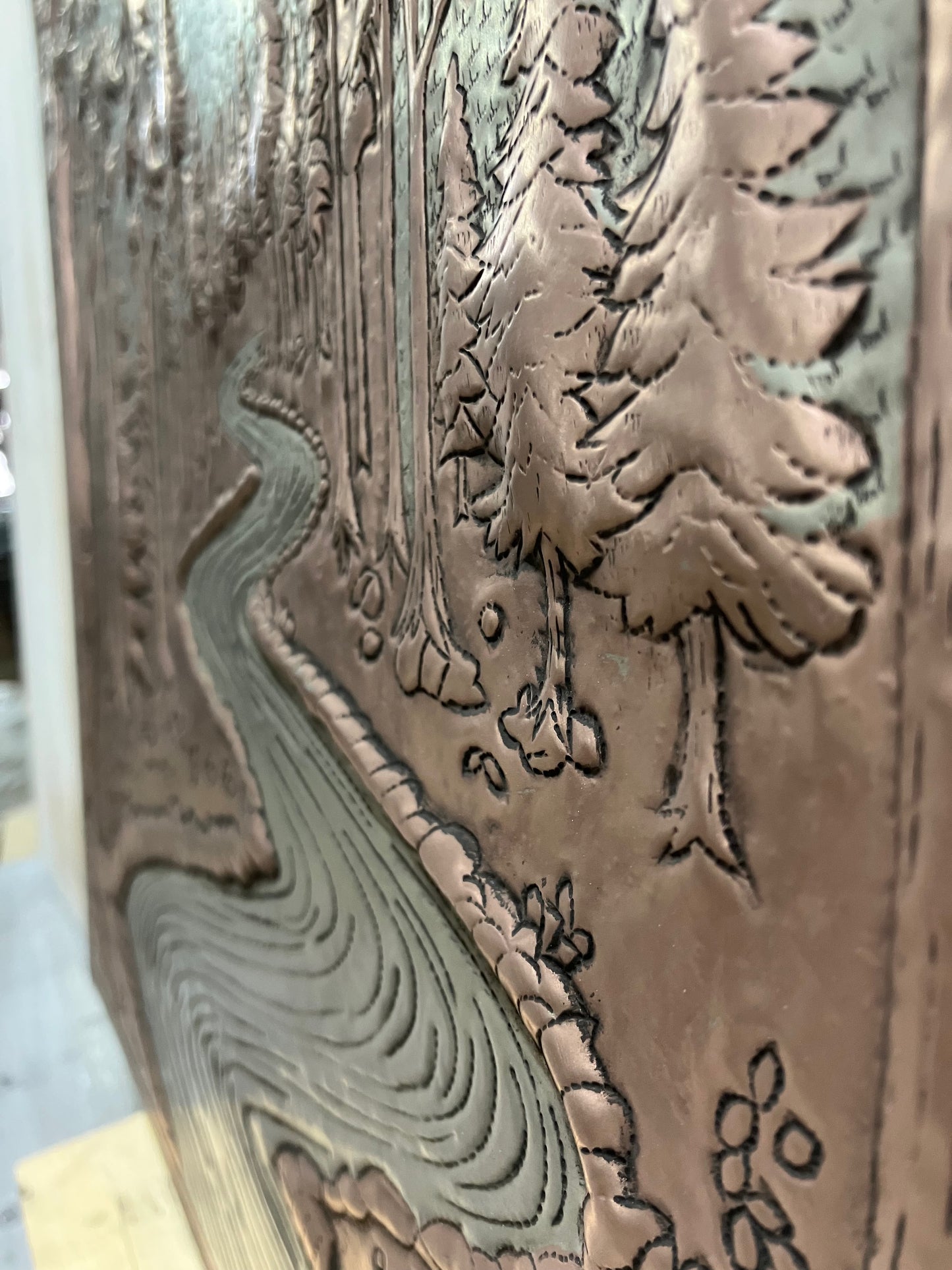 Forest River Bend Copper Panel
